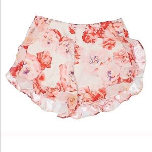 Bcbg floral shorts